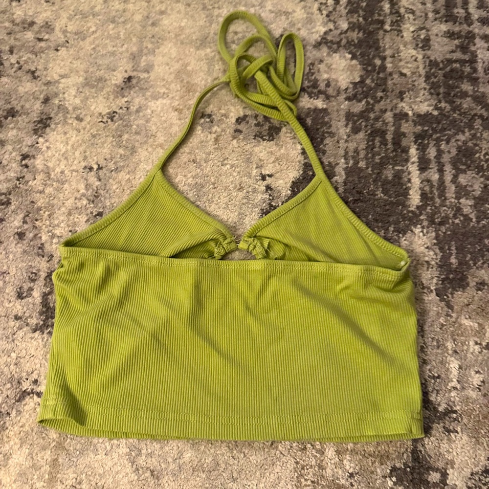 shein green halter top - Picture 2 of 2
